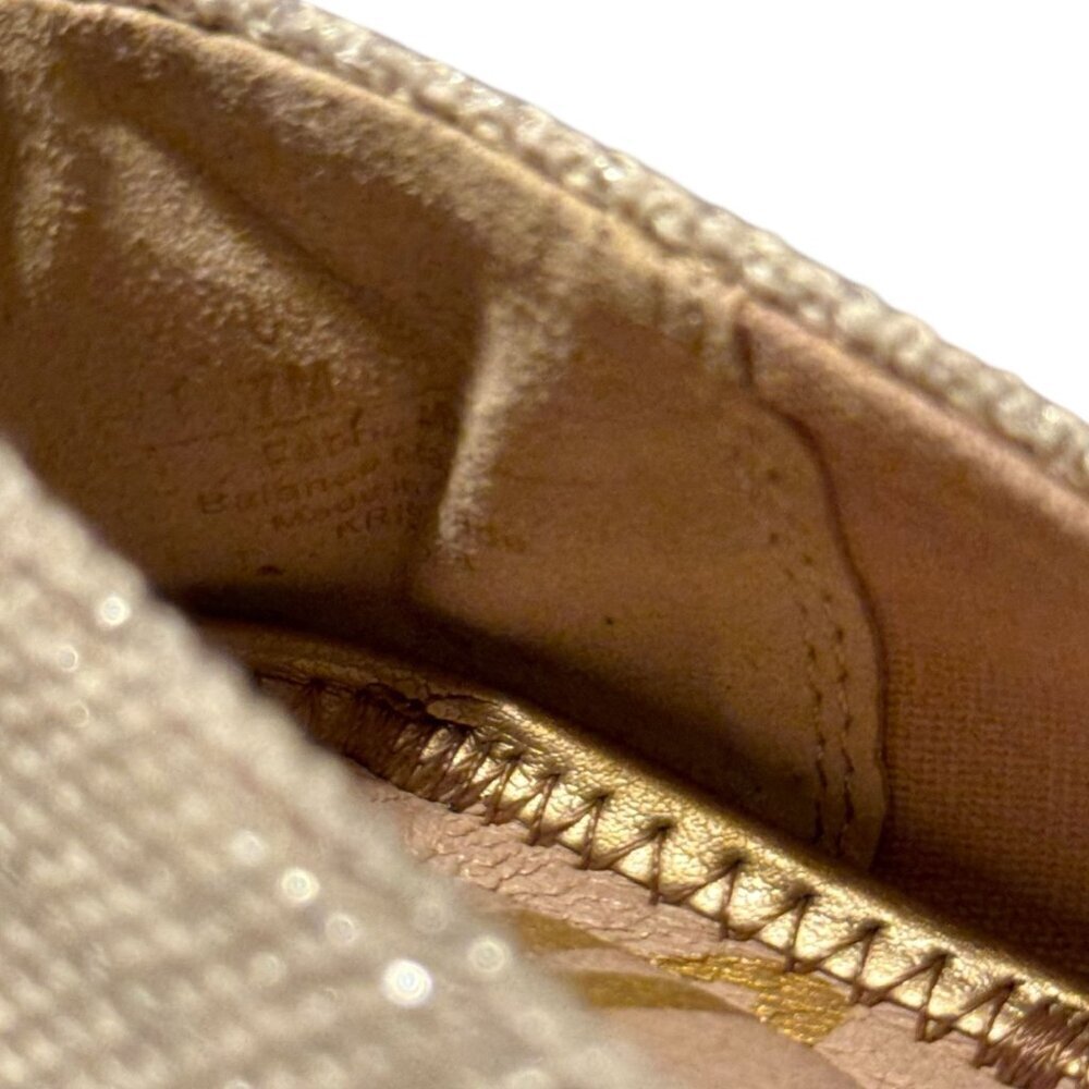 Womens Sam Edelman Espadrille Flats Beige & Black Frayed Edge Slip-On Size 7 - Picture 10 of 10